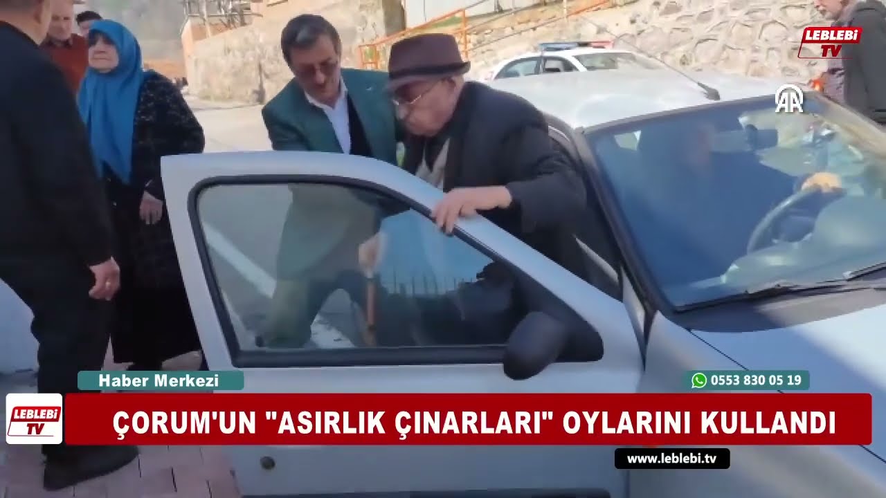 Çorum'un "Asırlık Çınarları" Oylarını Kullandı