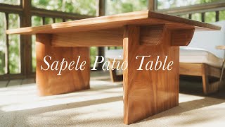 Making an Outdoor Patio Table