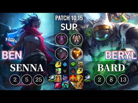 AF Ben Senna vs DWG BeryL Bard Sup - KR Patch 10.15