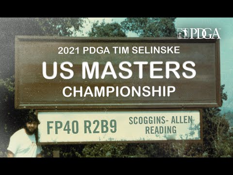 2021 PDGA Tim Selinske U.S. Masters | FP40 Lead | R2B9 | Scoggins, Allen, Reading