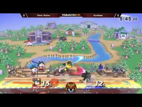 Youmacon 2015 Wii U - Gunblade vs Panic Button - Smash Bros. 4 Wii U