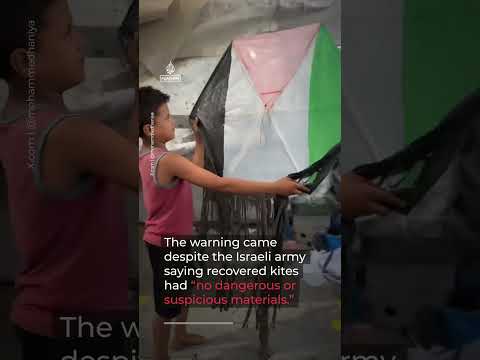 Israel threatens attacks in Gaza over children’s kites