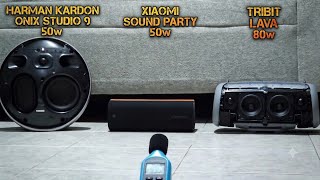 Download lagu ⚡HARMAN KARDON ONIX STUDIO 9 vs XIAOMI SOUND PARTY vs TRIBIT LAVA 👀 mp3
