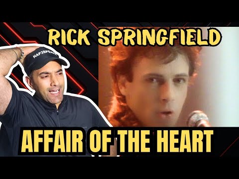 Rick Springfield - Affair of the Heart (Official Video) - First Time Hearing !