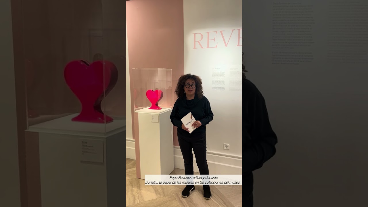 Pepa Reverter en la exposición 