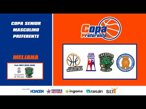 COPA SENIOR MASCULINO PREFERENTE SEMIFINAL 1 CBM Benifaió Alvinox - El Otro Vino CB Aldaia