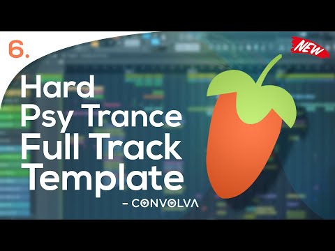Hard Psytrance Full Track Template - FL Studio Playthrough [FREE FLP]