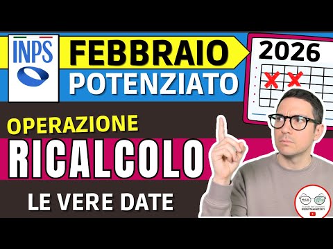 Pagamenti INPS Febbraio 2026 ➜ DATE e RICALCOLO NUOVI IMPORTI (ISEE) con ARRETRATI 💶