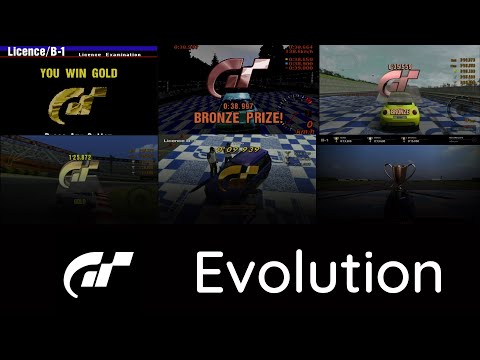 Evolution of Gran Turismo License Awards (GT1 - GT7)
