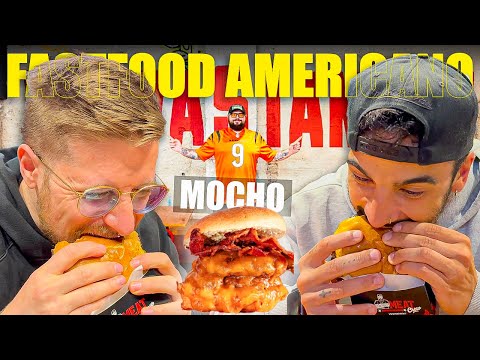 PROVIAMO IL NUOVISSIMO FASTFOOD AMERICANO DI MOCHO - SIAMO SENZA PAROLE È UN QUALCOSA DI ASSURDO!