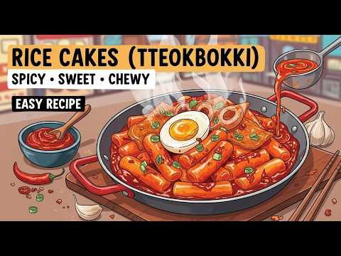 Chewy Heat: Korean Rice Cakes (Tteokbokki) Recipe – Classic Korean Favorite