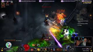 Gaming Grandpa getting his diablo3 game on along with diablo4