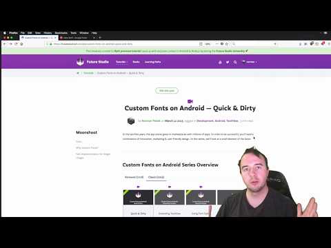 Android Custom Fonts Renewed — Getting Started Tutorial
