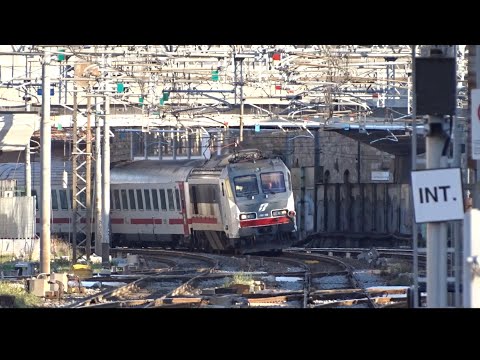 INTERCITY con E401.008 in transito alla Stazione di FIRENZE CAMPO DI MARTE!