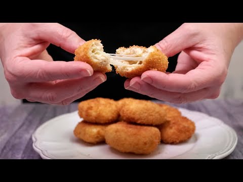 Nunca hacer NUGGETS fue tan fácil ¡Con relleno extra de queso!