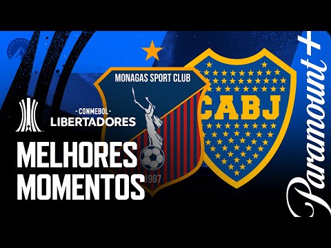 Gols e lances de Monagas x Boca Juniors