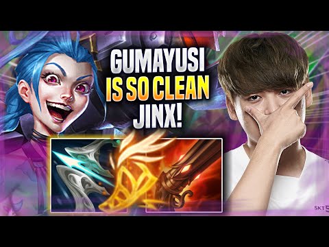 GUMAYUSI IS SO CLEAN WITH JINX! - T1 Gumayusi Plays Jinx ADC vs Caitlyn! | Season 2022
