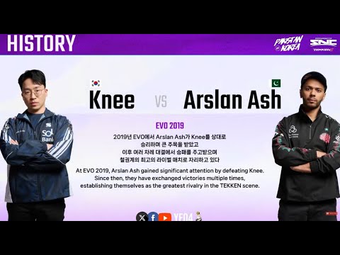 FT10 - Arslan Ash (Clive, Nina) vs Knee (Bryan) - PAKISTAN vs KOREA - Exhibition Matches