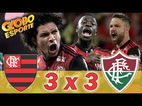 Flamengo 3 x 3 Fluminense * Globo Esporte * 02/11/2017