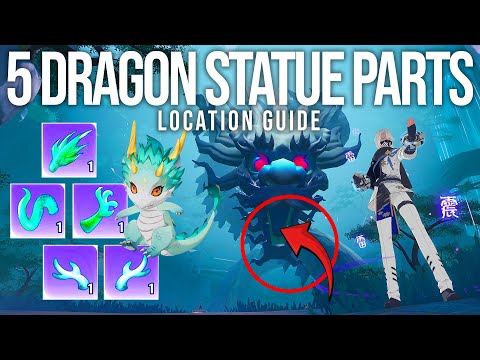 TOF 3.2 - How to Get All the 5 Dragon Statue Parts (Dragon Smart Servant Guide) - Tower of Fantasy