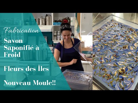 Fabrication du Savon Artisanal Fleurs des Îles + Nouveau Moule!
