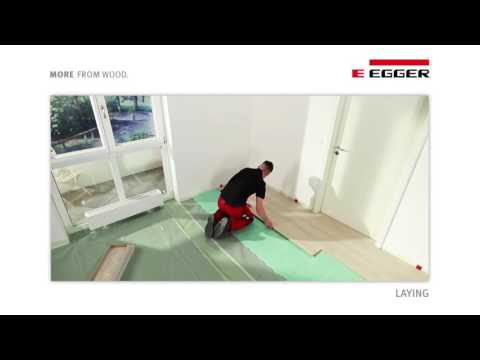 EGGER laminate flooring installation | Easy installation of laminate flooring with UNIfit!