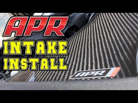 BEST INTAKE TUTORIAL EVER | MK7 GTI | APR CARBON FIBER INTAKE