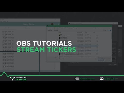 OBS Tutorial: Stream Tickers