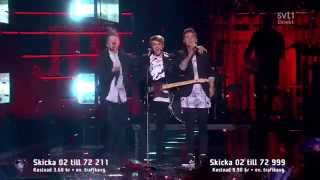 Building It Up - JTR (Final Melodifestivalen 2015) with Lyrics HD