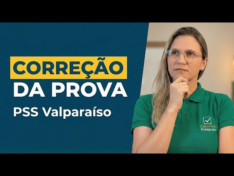 Correção da Prova PSS de Valparaíso | Análise Completa e Comentada