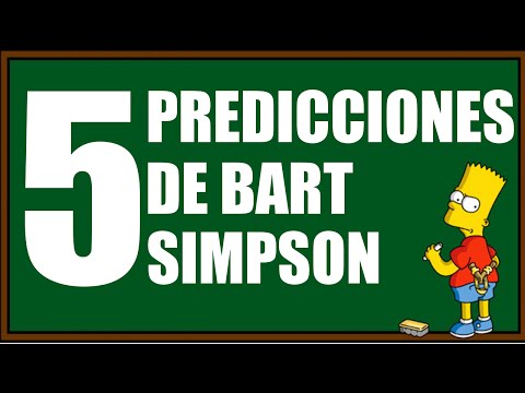 5 Veces En Que Bart Simpson Hizo Predicciones En Su Pizarra