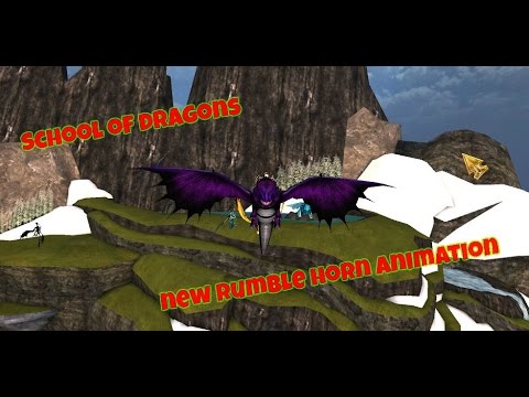 School of Dragons - New Rumble Horn animation
