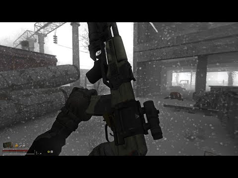 Stalker Anomaly 1.5.1.2 B&S + Winter mod  4K  | Max settings | all 4K upscaled texture gameplay #4