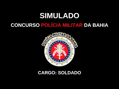 Simulado PMBA 2022 Soldado