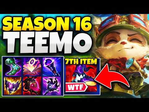 Teemo with 7 ITEMS is the most ridiculous thing you'll see today... (SUPER SHROOMS)
