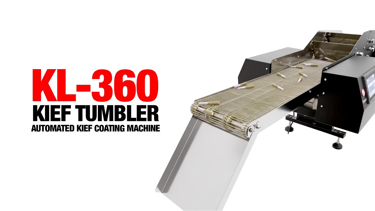 KL-360 Kief Coating Machine Demo