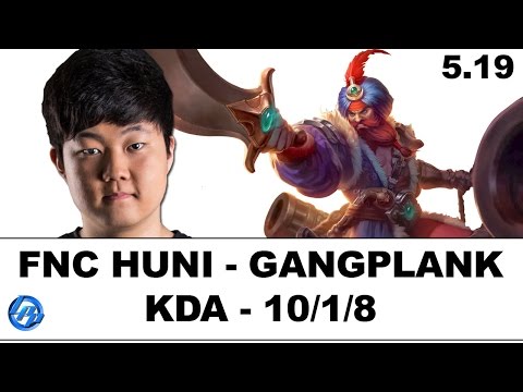 FNC Huni - Gangplank vs Riven - EUW SoloQ