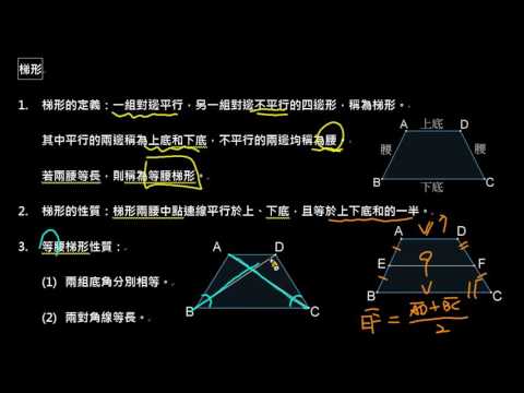 梯形角度