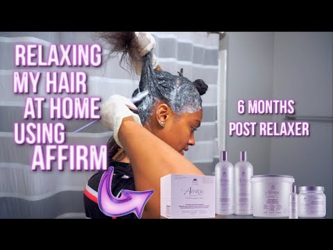 How I Relax My Hair At Home Using Affirm Relaxer