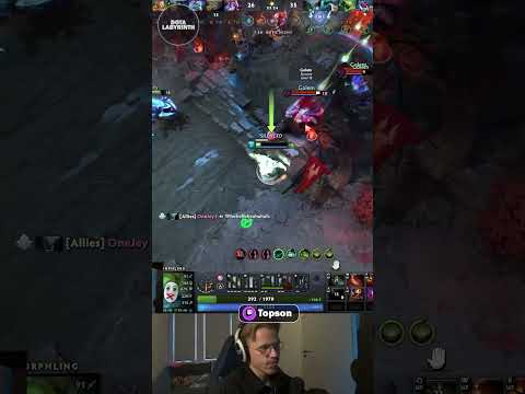 Topson didn't expect Enemy Spectre smart play! Dota 2 #dota2
