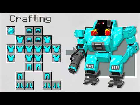 POSSO Fazer MEGA ROBÔS no Minecraft!