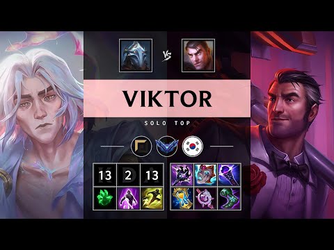 Viktor Top vs Jayce: Triple Kill, Unstoppable - KR Diamond Patch 25.S1.2