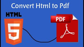 Easy way to convert HTML to PDF using Javascript - Code With Mark