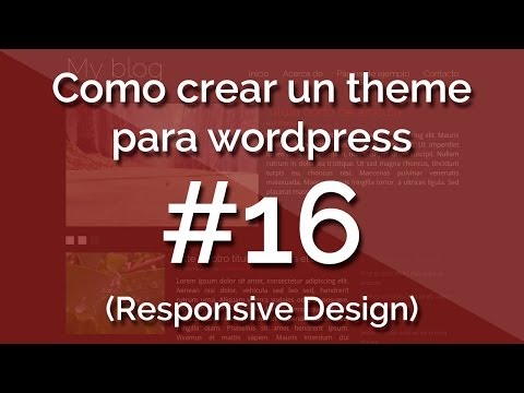 Curso Como crear un theme para wordpress con Responsive Design 1 Introducción