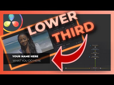 INSANELY EASY Lower Third in DaVinci Resolve Without Using Fusion | Tutorial