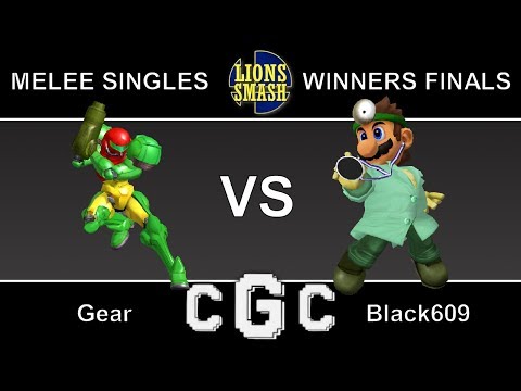 CGC 2017 SSBM Singles - Gear (Mario/Sheik/Luigi/Samus) vs. Black609 (Falco/Doc) - Winners Finals