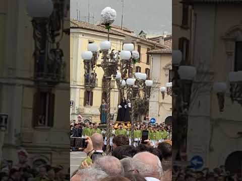 Sulmona Abruzzo - Easter celebration (2 of 2) The run of the Madonna