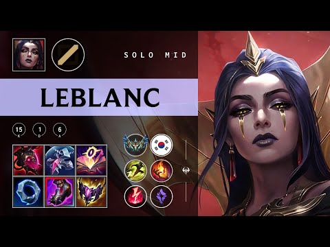 LeBlanc Mid vs Zoe - KR Challenger Patch 25.24
