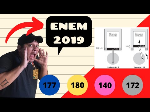ENEM 2019 Questão 172 Prova Cinza - Matemática Função Trigonométrica Pistão Grupo de Engenheiros