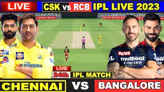 Live: CSK Vs RCB, Match 24, Bangalore | IPL Live Scores & Commentary | IPL LIVE 2023 | 1st Innings